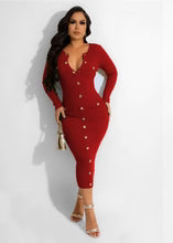 Button down fitted dress $25.00