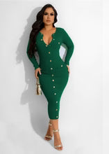 Button down fitted dress $25.00