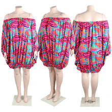Sexy loose fit (plus) off shoulder dress $25.00