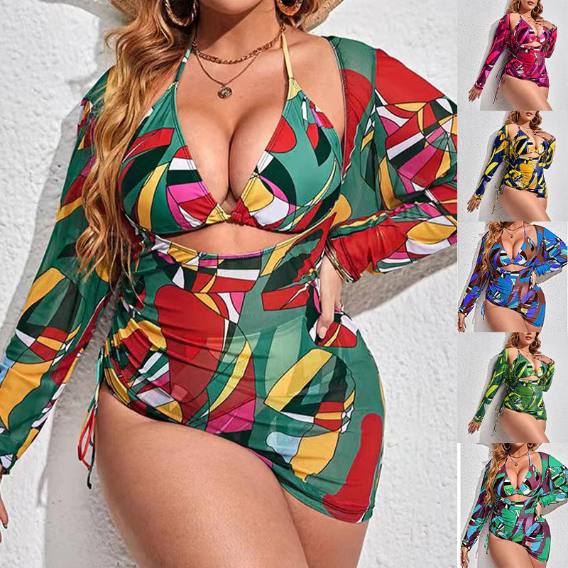 HOT SELLING PLUS size 3 piece swim suit $39.99