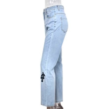 kute embroidered jeans $25.99