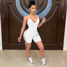 Peek-a-boo fitted romper $29.99
