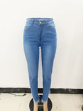 Fringed pencil pants