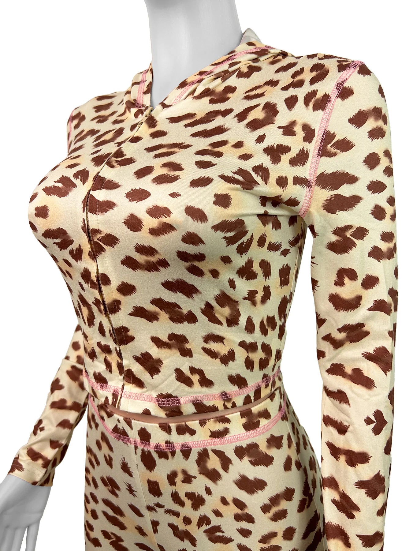 long sleeve leopard 2 piece set $19.99