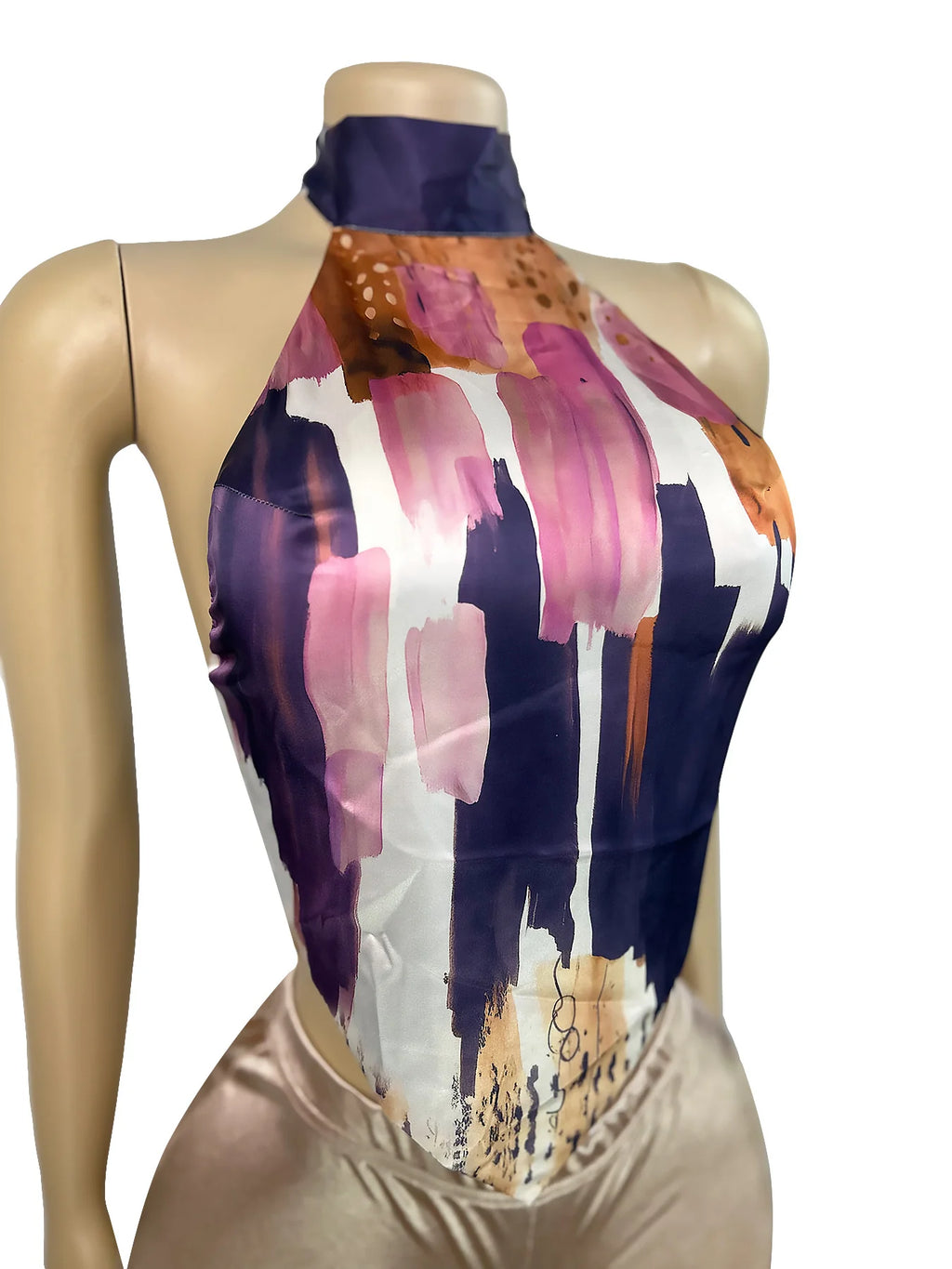 silk halter 2 piece $16.50