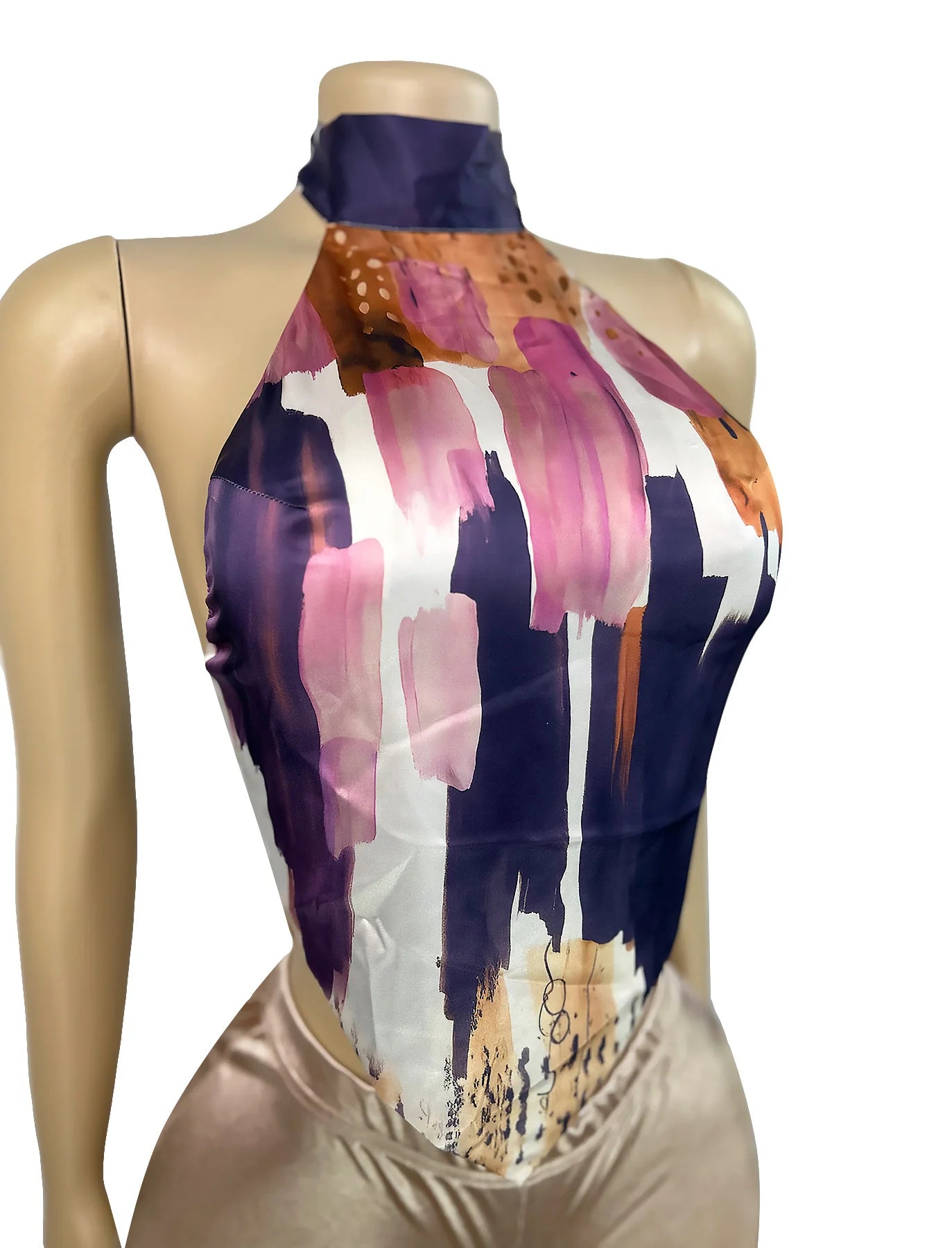 silk halter 2 piece $16.50