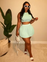 2 piece pleated set $25.00