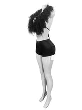 feathered halter 2 piece $35.00