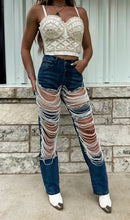 Beaded chain straight leg $49.99