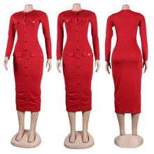 Button down fitted dress $25.00